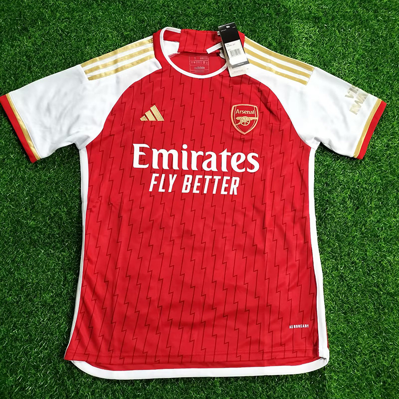 Men's 2023-2024 Club Adidas Arsenal home blank Soccer Jersey